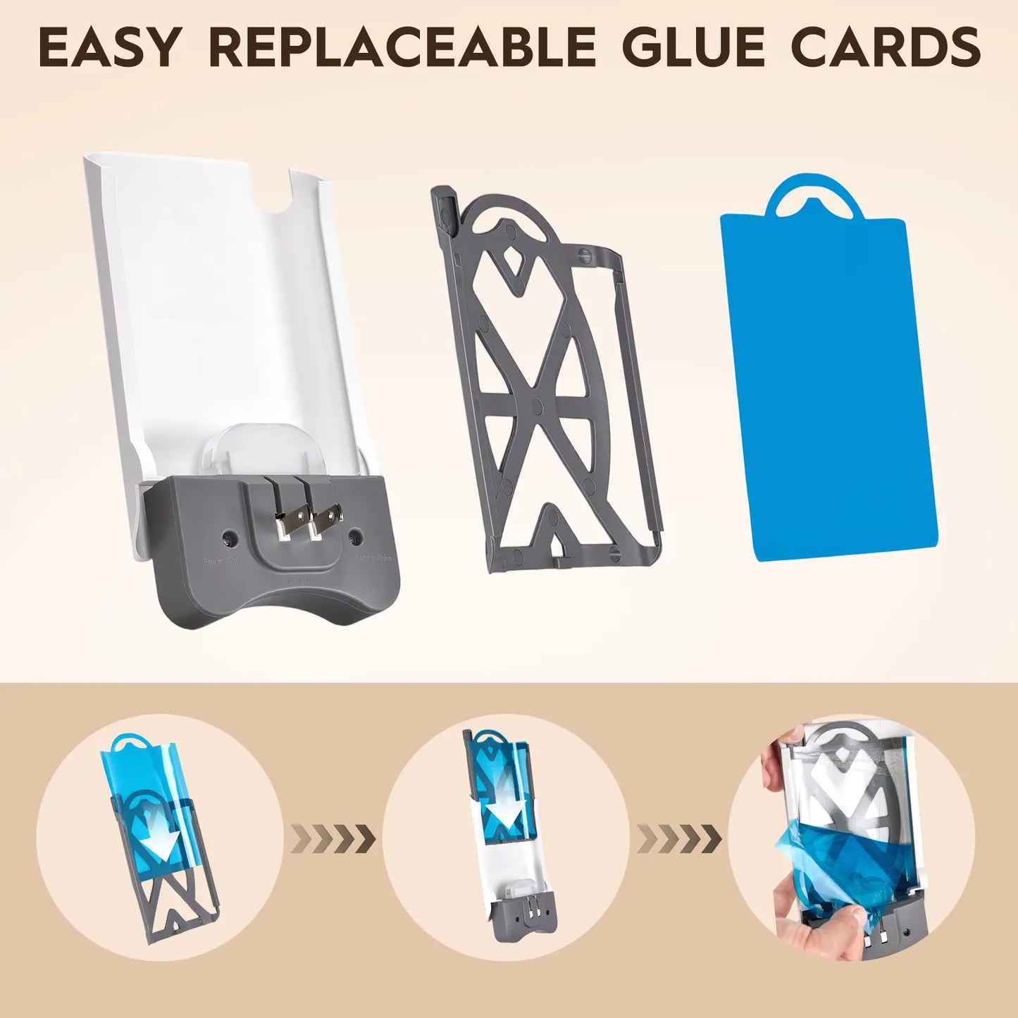 Electronic Mosquito Trap with UV Light - Includes One Device and One Cartridge