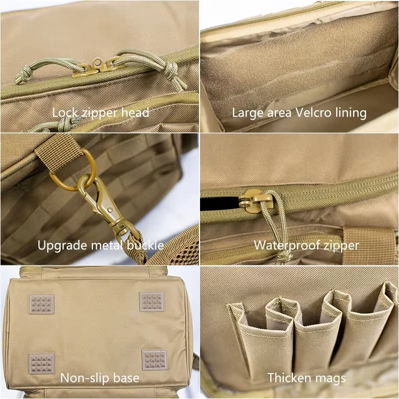 Large Capacity Outdoor Tactical Storage Bag Multi-Functional Sports Handbag Single-Shoulder Tactical Backpack for Sports