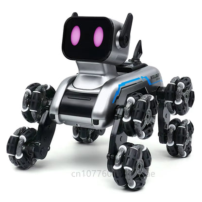Smart Remote Control Robot Dog Remote Control Toy Children'S Electric Mechanical Dog Gift Boy Stunt Eight Wheel Fancy Drift