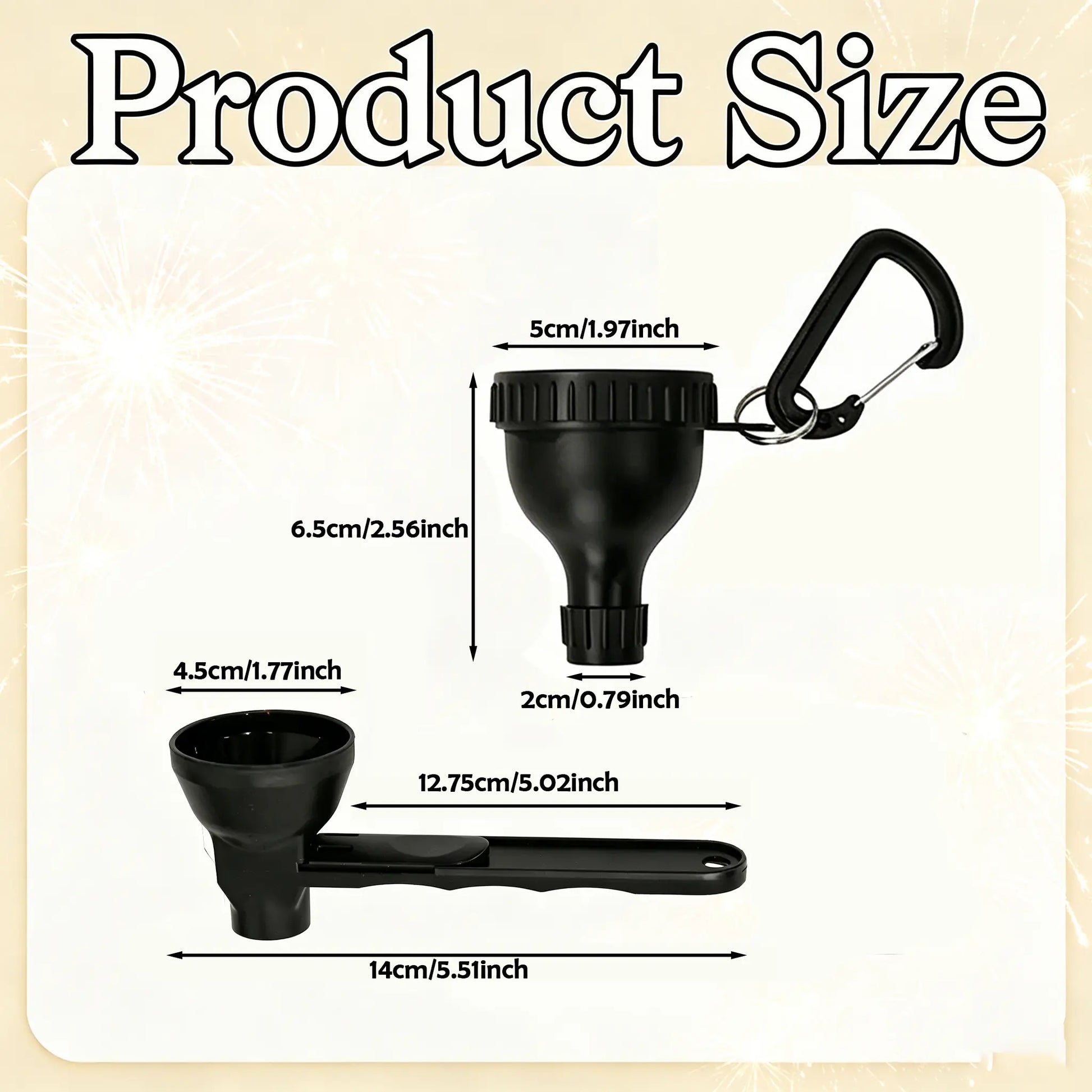 Revolutionize Your Fitness Routine with the Protein Powder Funnel-Mini - BPA-Free Kitchen Essential with Sliding Scoop and Container - Perfect for Pre-Workout and Smoothies - Buy 1 Get 1 Free!