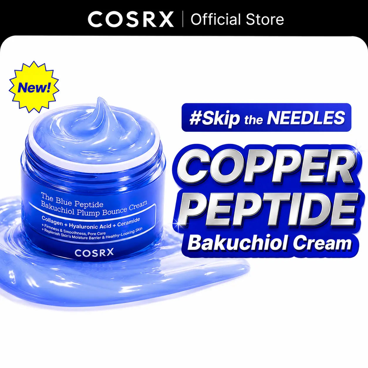 [NEW] [COSRX Official] COSRX Copper Peptide Cream L Copper Peptide + Bakuchiol L Bouncing Plumping Skin Repair Kit