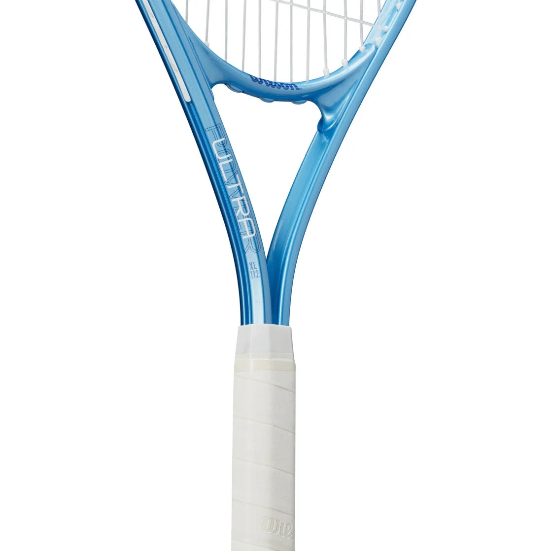 2 Wilson Ultra Power XL 112 Tennis Racket - High Performance Blue/White, Grip Size 3 (4 3/8")