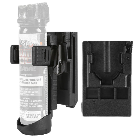 VOTAGOO GEAR Quick Release OC/Mace Spray Holder MK4 Holster Tactical Pepper Spray Carry Case for Duty Belt & MOLLE Vest Police Law Enforcement Officers Gear