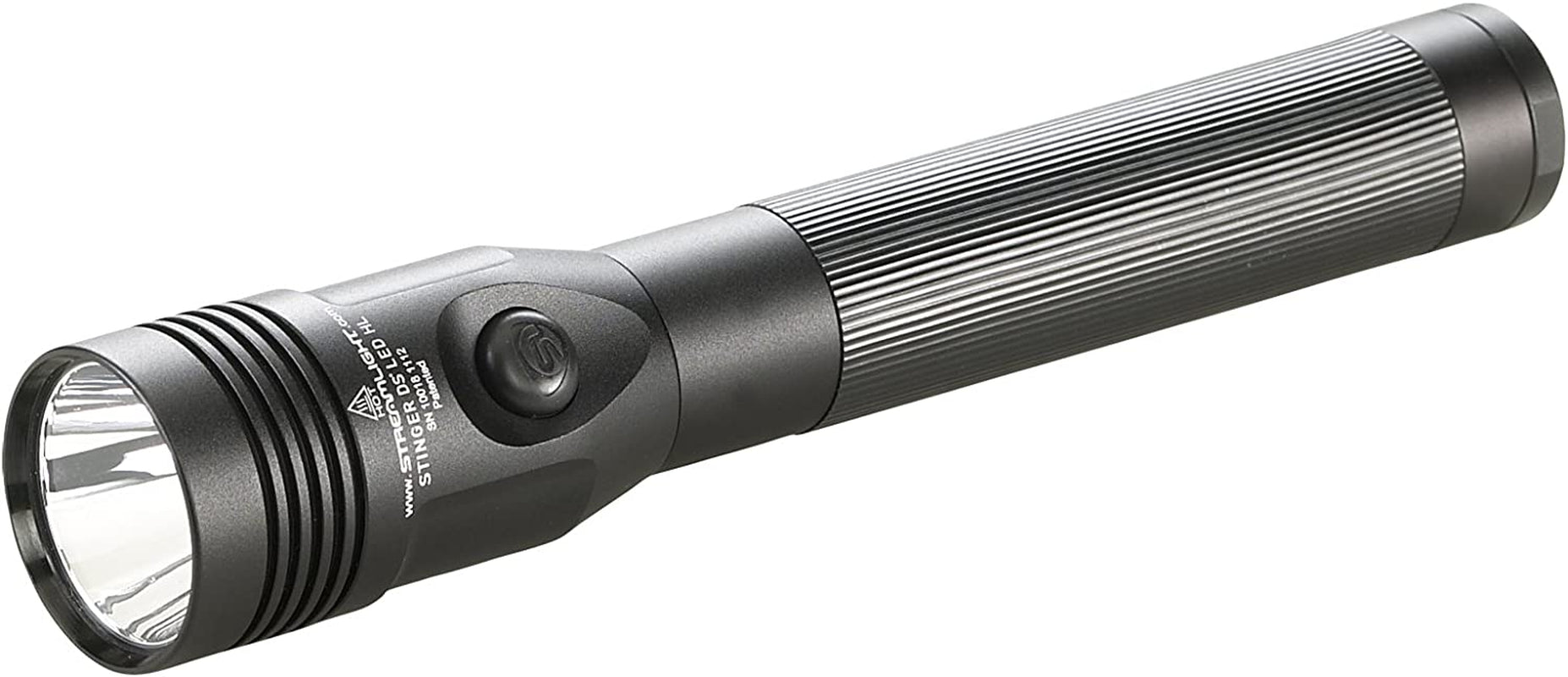 75458 Stinger DS LED HL 800-Lumen Rechargeable Dual Switch Flashlight with 120-Volt Ac/12-Volt DC Smart Charge Piggyback Charger (Nimh), Black