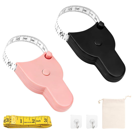 3 Pack Body Measuring Tape - 60 Inch Retractable Tape