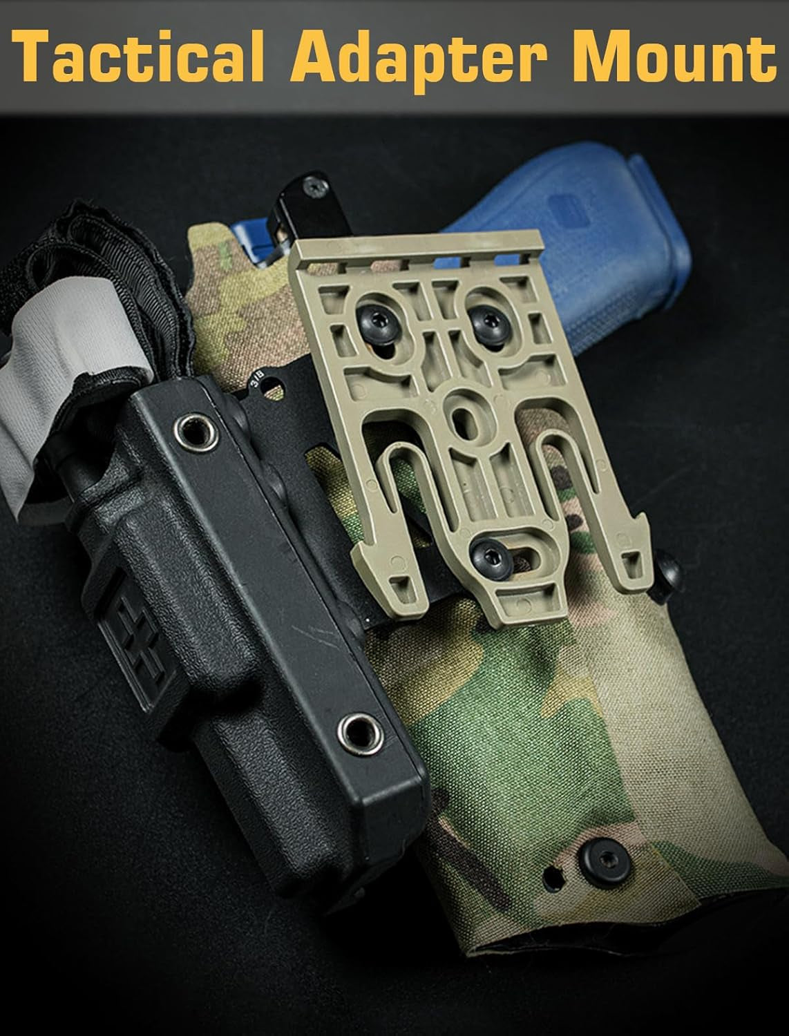 Tactical Holster Adapter Tourniquet Holder Mount for QLS Kit