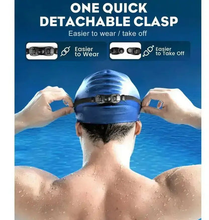 2 Pack Anti‑Fog Swim Goggles for Adults & Kids | 180° Wide View,Uv Protection, Adjustable Strap, Colorful Mirrored Lenses for Men & Women&Kids Outdoorfun
