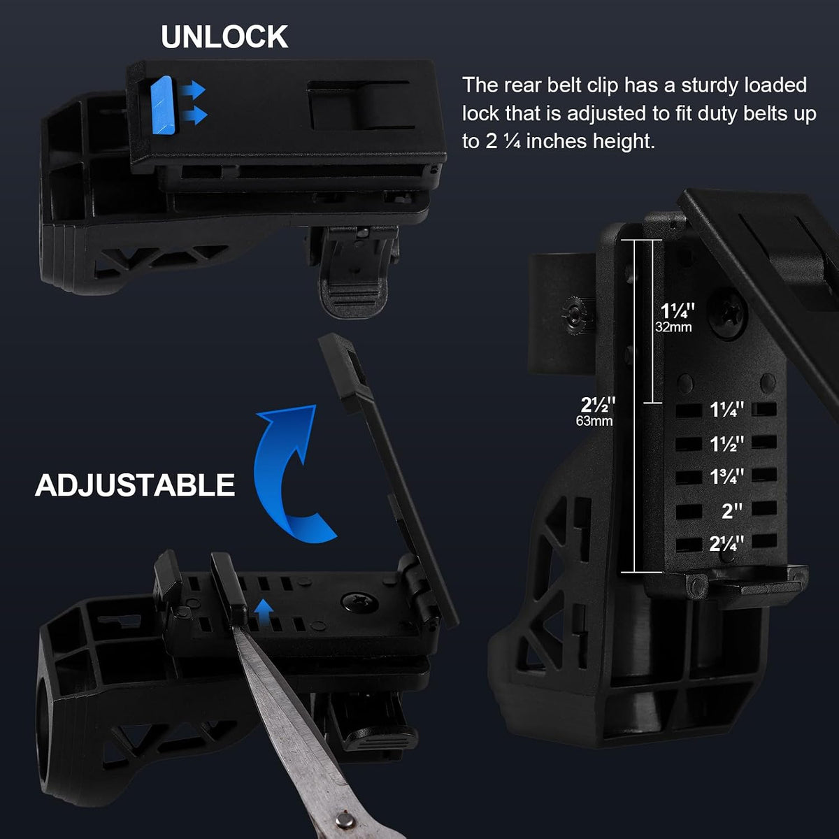High Lumens Tactical Flashlight - Ultimate Duty Belt Companion for Law Enforcement and Outdoor Adventures