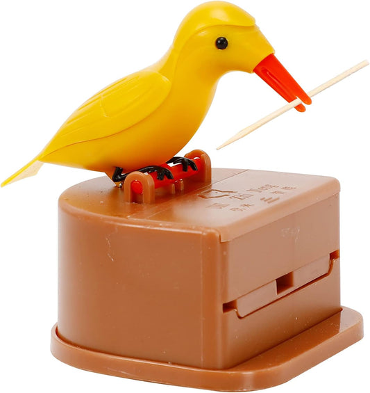 Bird Toothpick Dispenser - Cute Woodpecker & Toucan Toothpick Holders for Home & Dining Table Gifts