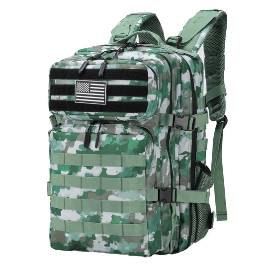 BAIXINGBAGS 45L Tactical Military Backpack – Desert Camo