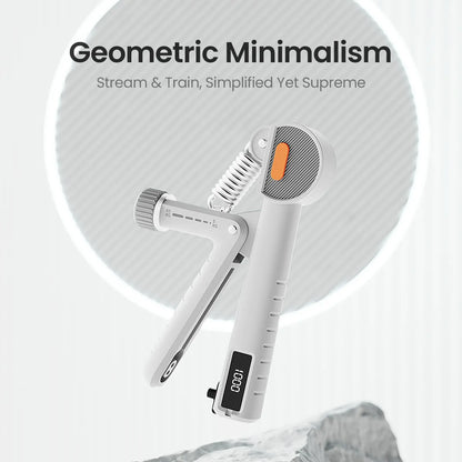 Intelligent Grip Strength Trainer with Bluetooth App Control, Adjustable Resistance (5-60Kg), Overhand Grip Design for Muscle Development and Rehabilitation
