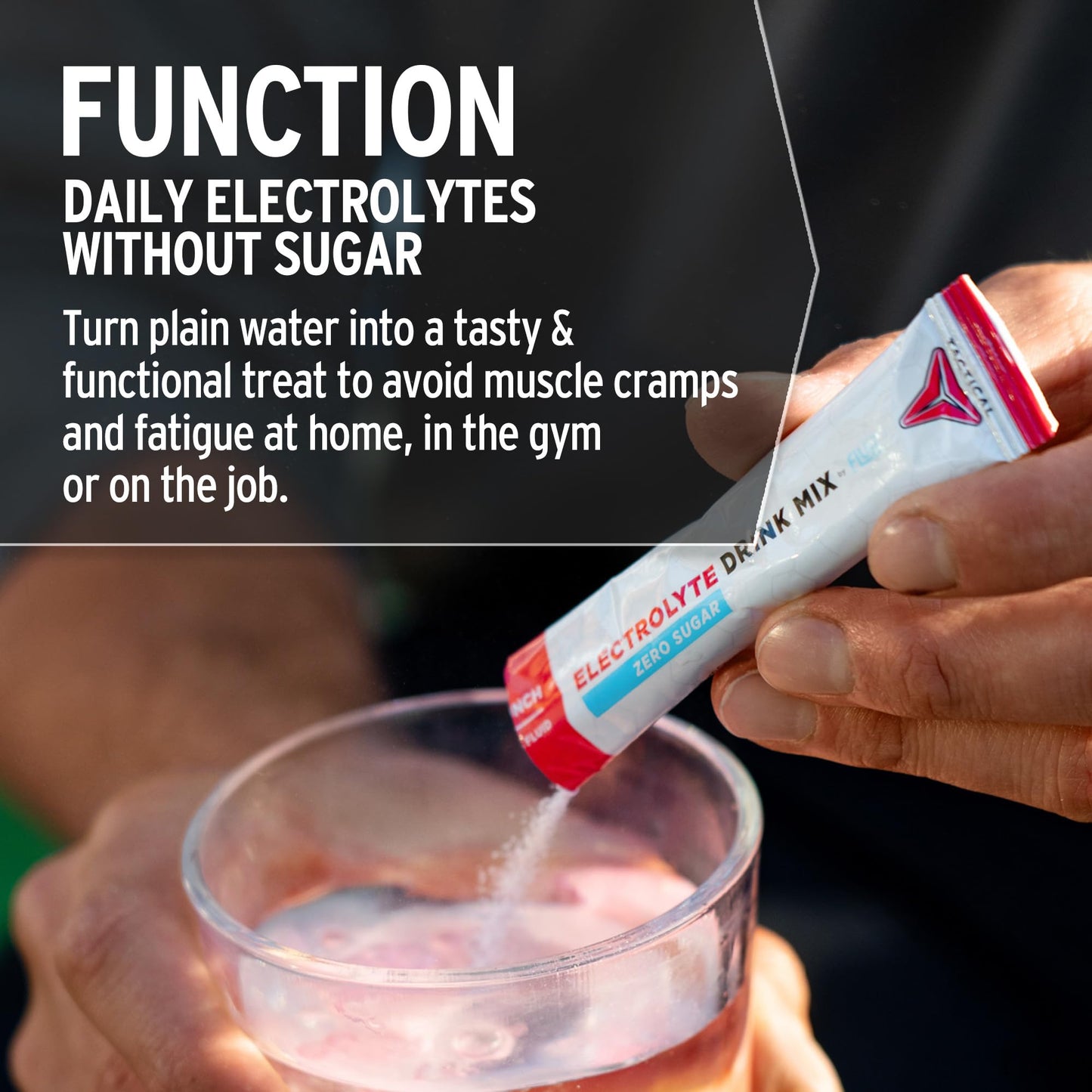 Fluid Tactical - 25 Count Zero Sugar Electrolyte Powder | Variety Pack | Travel Ready Drink Mix | Extreme Re-Hydration