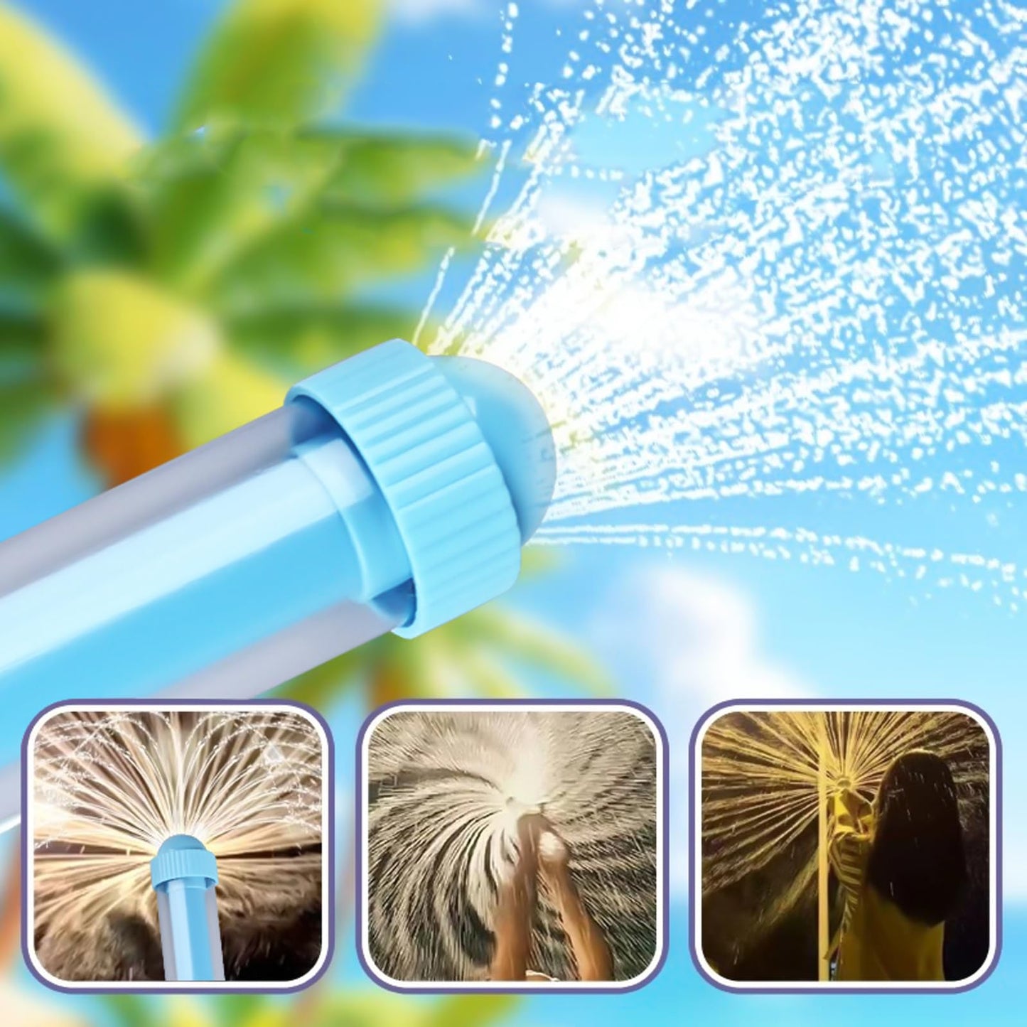 6Pack Creativity Fireworks Water Gun, Sprays Water Like Fireworks, Squirt Gun for Kids, Bulk Samll Water Blaster Summer Pool, Backyard, Beach, Birthday Party Outdoor Game Toys
