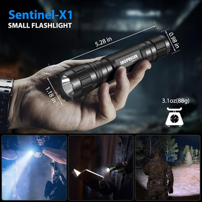 High Lumens Tactical Flashlight - Ultimate Duty Belt Companion for Law Enforcement and Outdoor Adventures