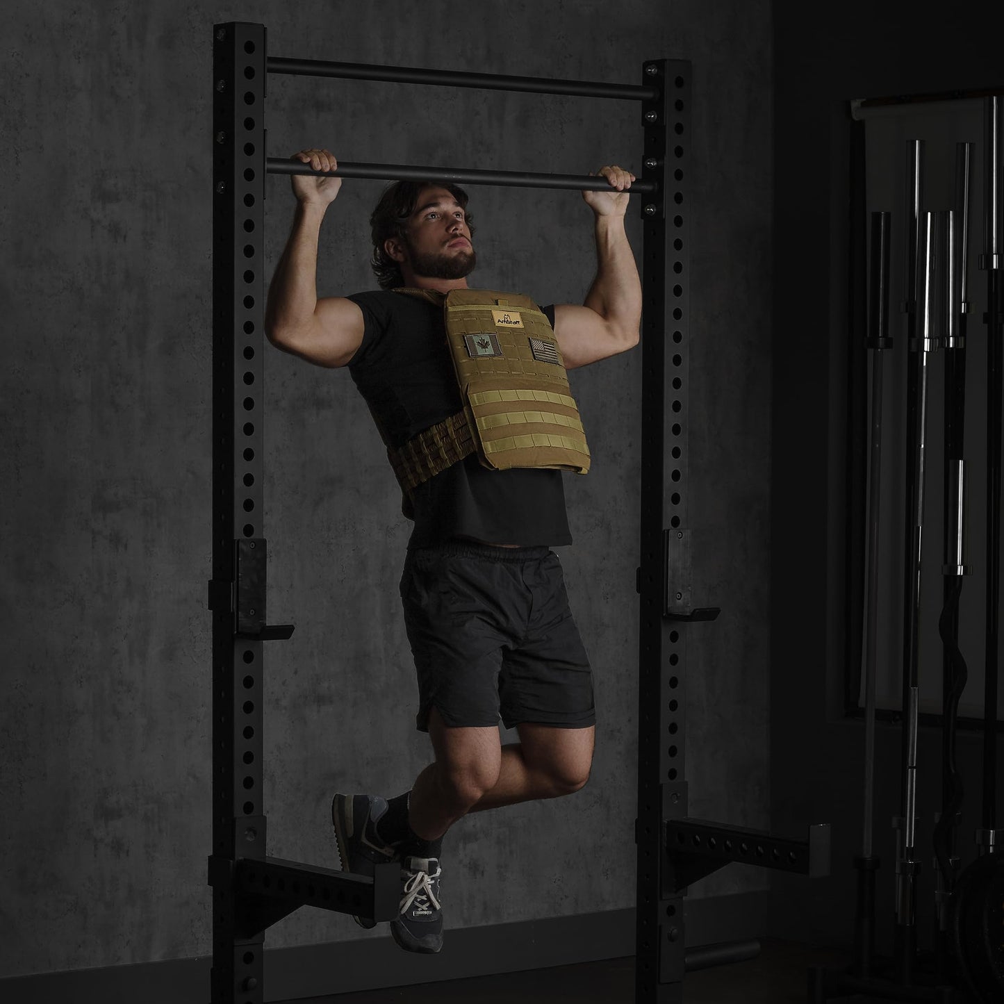Amstaff Tactical Weighted Vest - Adjustable Weight Vests - Versatile Wearable Vest for Fitness Workouts, Strength and Endurance Training, Running