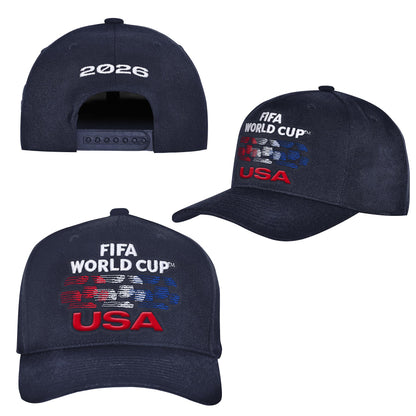 Outerstuff FIFA World Cup 2026 Pro Crown Snapback Embroidered Baseball Hat