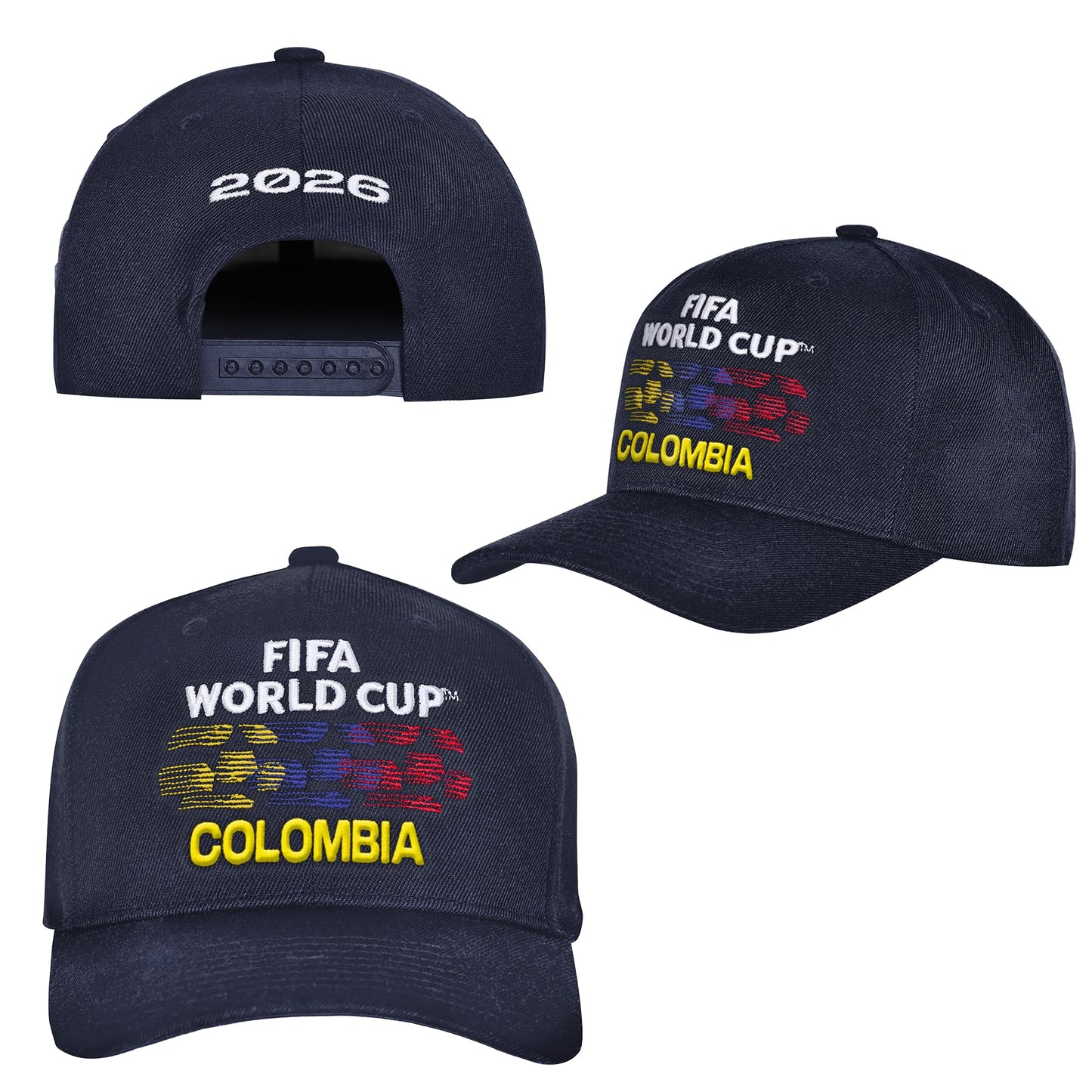 Outerstuff FIFA World Cup 2026 Pro Crown Snapback Embroidered Baseball Hat