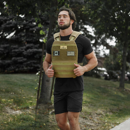 Amstaff Tactical Weighted Vest - Adjustable Weight Vests - Versatile Wearable Vest for Fitness Workouts, Strength and Endurance Training, Running