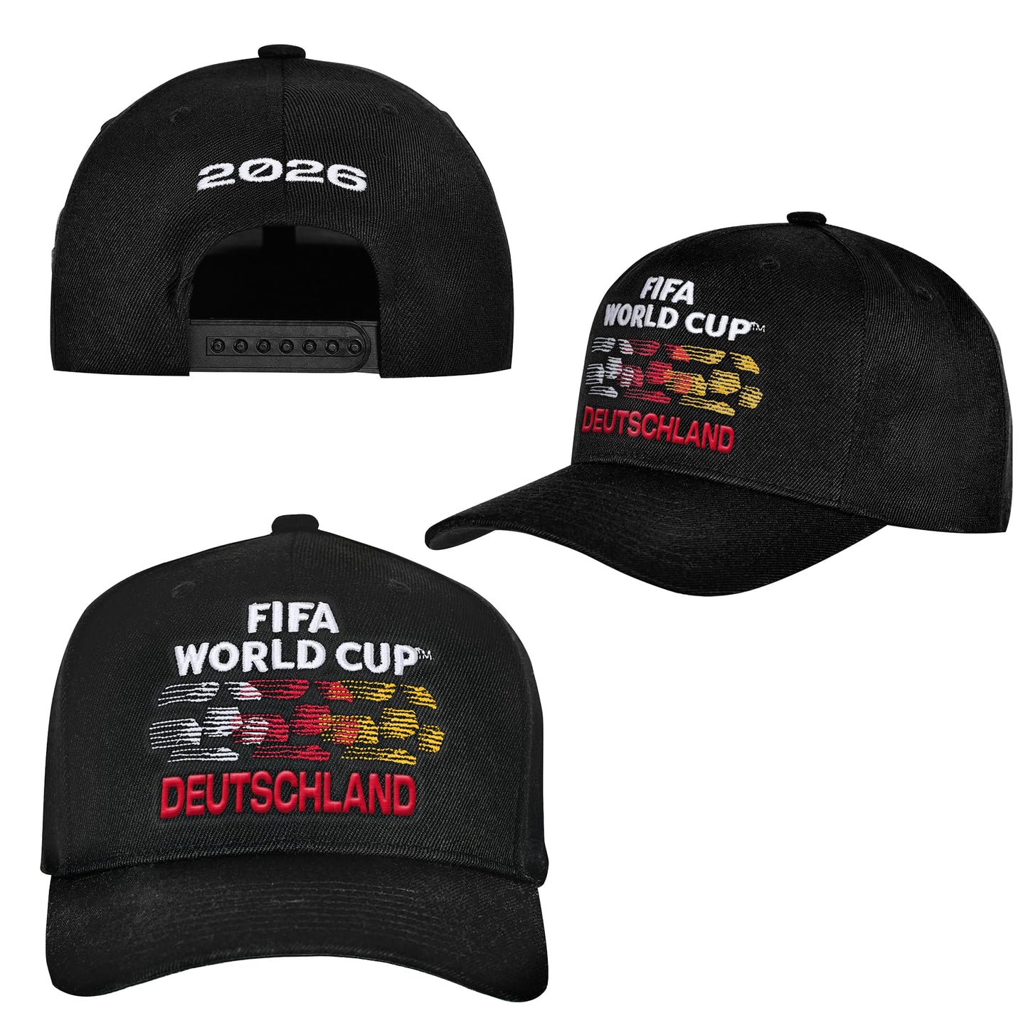 Outerstuff FIFA World Cup 2026 Pro Crown Snapback Embroidered Baseball Hat