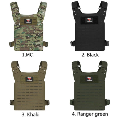 ARTEX Simple Weighted Vest Men Womens Weighted Vest for Walking Running Training Rucking Adjustable Weight Vest Tactical Vests