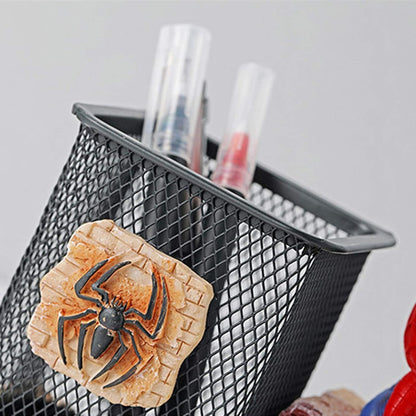 Pen Holder, Creative Novelty Office Desk Decorations Man Boy Girls Gadgets Pencil Holder Stationery Storage Box Desk Organizer Caddy for Office, Home Unique Gifts
