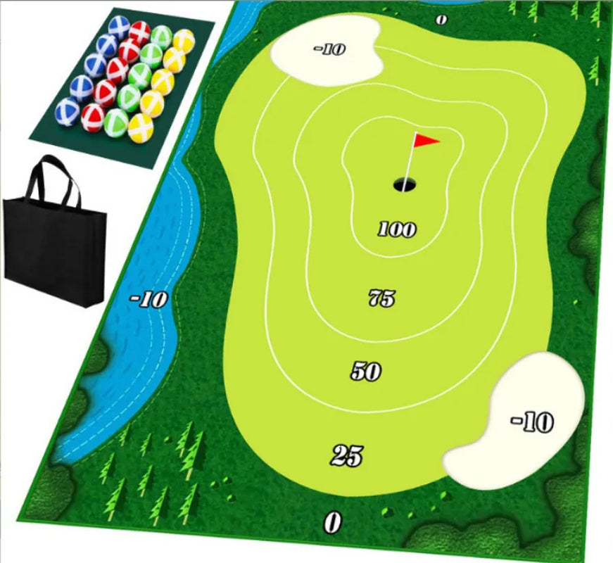 Leisure Golf Strike Game Pad Outdoor Camping Sports Golf Game Set Leisure Travel Parent Child Interaction Leisure Golf Set