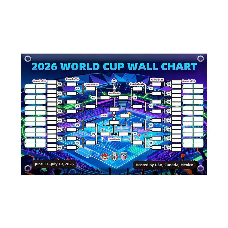 FIFA World Cup 2026 Schedule Wall Chart
