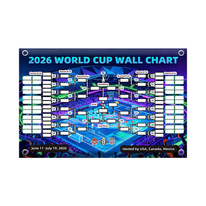 FIFA World Cup 2026 Schedule Wall Chart