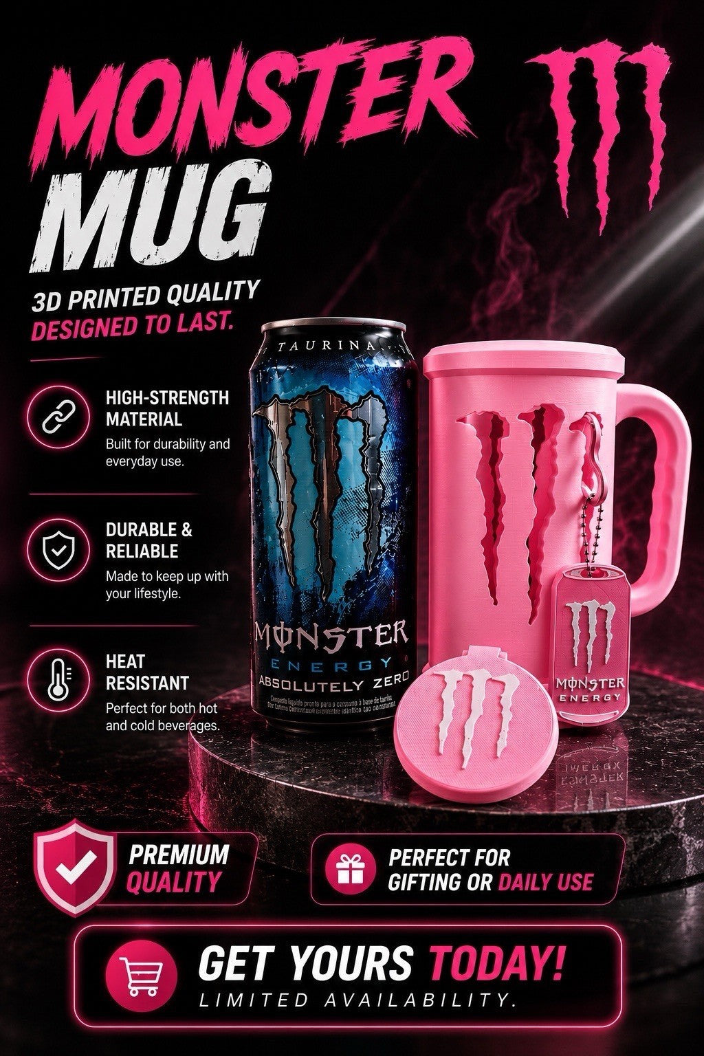 Energy Drink Can Cup Holder