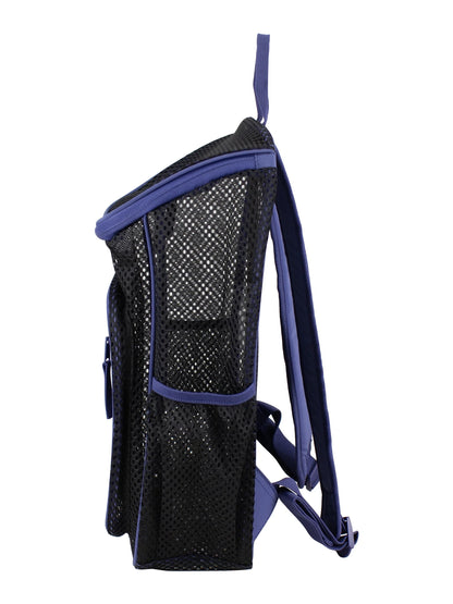 Myth Pro Top Loader Mesh Backpack, Black/Skipper Blue