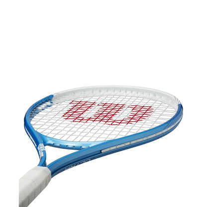 2 Wilson Ultra Power XL 112 Tennis Racket - High Performance Blue/White, Grip Size 3 (4 3/8")
