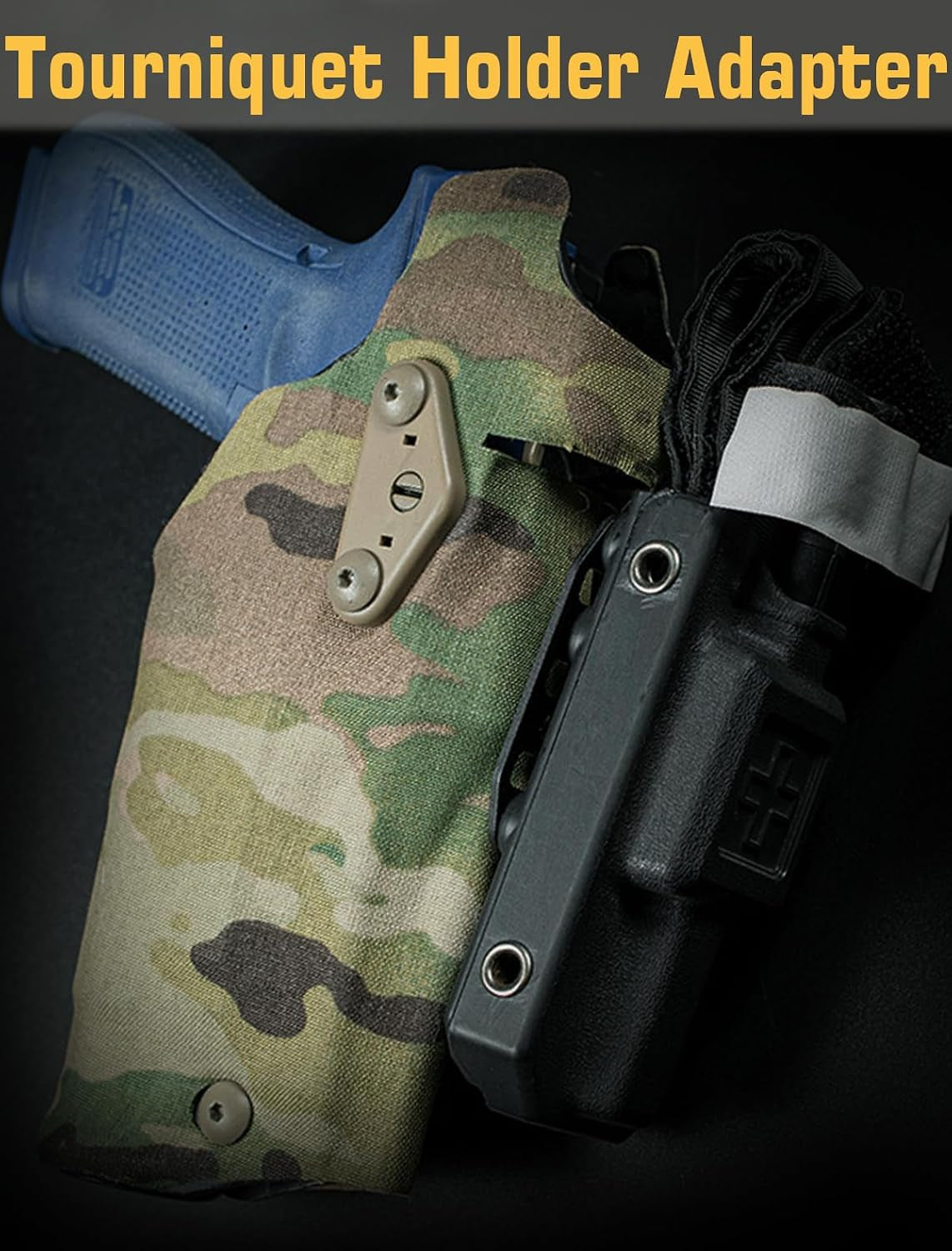 Tactical Holster Adapter Tourniquet Holder Mount for QLS Kit