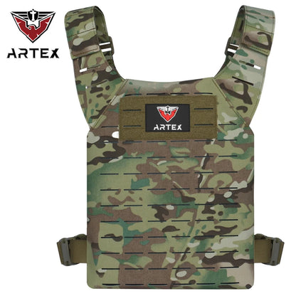 ARTEX Simple Weighted Vest Men Womens Weighted Vest for Walking Running Training Rucking Adjustable Weight Vest Tactical Vests