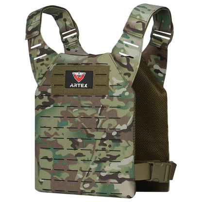 ARTEX Simple Weighted Vest Men Womens Weighted Vest for Walking Running Training Rucking Adjustable Weight Vest Tactical Vests